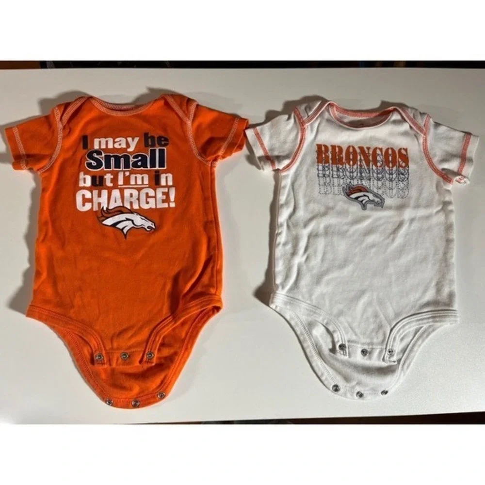 NFL Denver Broncos Baby 12M Orange‎ White 